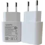 PowerRay PR-TA800EWE 18W USB-C PD Wandlader, EU 2-pin, Wit, Bulk