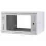 IT-BUDGET 19 inch wandbehuizing T-STONE, 6U, 450 mm diepte, glazen deur, afsluitbaar, wit (90ITBTSWV6545GW)
