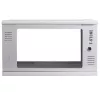 IT-BUDGET 19 inch wandbehuizing T-STONE, 6U, 450 mm diepte, glazen deur, afsluitbaar, wit (90ITBTSWV6545GW)