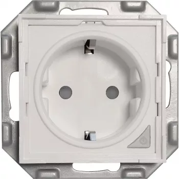 PowerRay WiFi Smart Stopcontact PR-SSO-01, frameloos Wit, 16A, App- & spraakbesturing, Type F