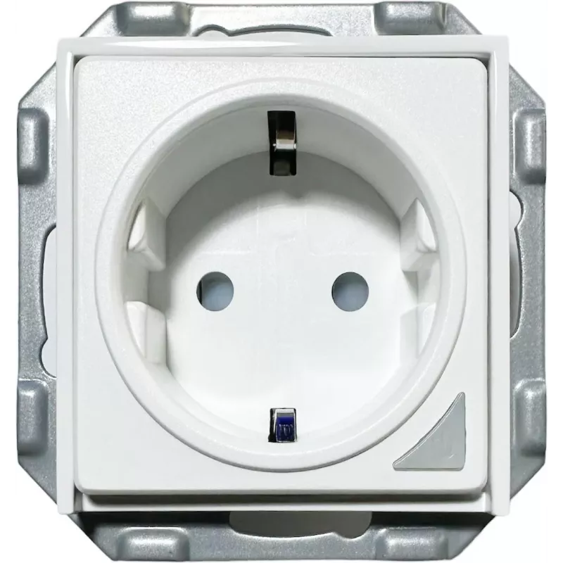 PowerRay WiFi Smart Stopcontact PR-SSO-01, frameloos Wit, 16A, App- & spraakbesturing, type F