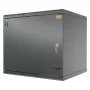 IT-BUDGET TAUNUS 9U 19 inch wandbehuizing, 450 mm diep, stalen deur, afsluitbaar, zwart 90ITB19945MS