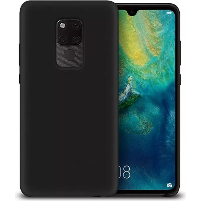 CYOO Premium liquid silicone hoes voor Huawei Mate 20 - zwart