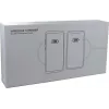 CYOO CY120899 mini dual telefoon inductie-oplaadpad – wit – Qi-standaard
