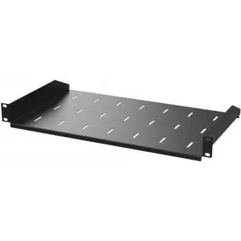 IT-BUDGET 19 inch vaste rackbodem 1U 200 mm diep 25 kg zwart 90ITB19FB200S