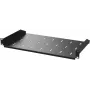 IT-BUDGET 19 inch vaste rackbodem 1U 200 mm diep 25 kg zwart 90ITB19FB200S