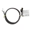 IT-BUDGET Cat.8.1 S/FTP patchkabel, 1m, zwart, 40Gbps, 2000MHz, LSZH, PoE+ 90ITBFLEX81PK1S
