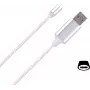 CYOO Flow Light Magnet USB Type-C kabel 1m wit LED-oplaadkabel data-synchronisatie CY121476