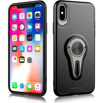 CYOO 360° draaibare ventilatiehouder hoes voor iPhone Xs Max – grijs CY121003