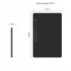 MRDISC achterzijde-afdekking voor Samsung Galaxy Tab S9 FE 11 inch zwart TPU (MG-BCSGTABS9FESW)