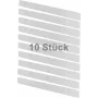 IT-BUDGET voordeelpack 10x 19 inch rack-blindplaten 1U lichtgrijs metaal ZAA90ITBBP1HEG