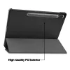 MRDISC flip cover voor Samsung Galaxy Tab S9 5G - zwart TPU (MG-FlipSGTABS95GSW)