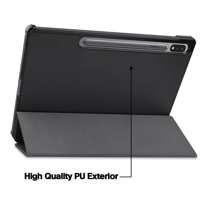 MRDISC flip cover voor Samsung Galaxy Tab S9 5G - zwart TPU (MG-FlipSGTABS95GSW)