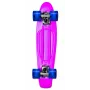 NORULES No Rules AU 349 mini-cruiser skateboard met lichtgevende wielen, roze