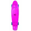 NORULES No Rules AU 349 mini-cruiser skateboard met lichtgevende wielen, roze