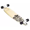 MUUWMI AU 559 longboard skateboard, 8-voudig esdoorn deck, ABEC 7 kogellagers, 70mm wielen, hout