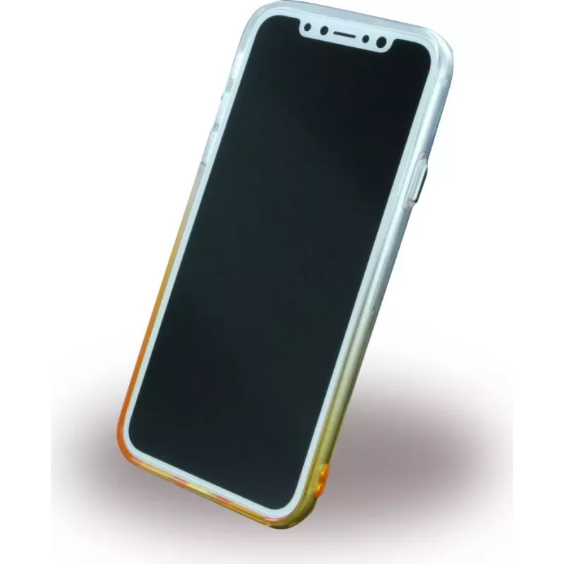 CYOO Ruber zachte siliconenhoes voor Apple iPhone X - goud