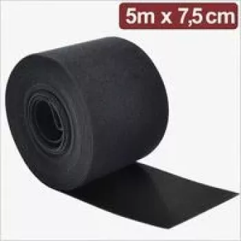 Quadrios 24CA311 klittenband kabelbinder rol 5 m x 7,5 cm zwart