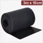 Quadrios 24CA312 klittenband rol 3 m x 10 cm zwart