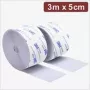 Quadrios 24CA325 zelfklevend klittenband 3 m x 5 cm wit