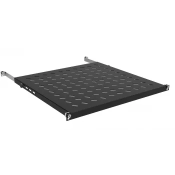 IT-BUDGET 19 inch apparaatbodem 0,5U hoogte 550mm diepte 80kg draagvermogen zwart 12WZ82648004550161