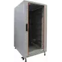 IT-BUDGET 19 inch netwerkkast SRK - 22U - 600x800 mm - glazen/massieve deur - flatpack - lichtgrijs 90ITB19SRK2268GGN