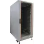 IT-BUDGET 19 inch serverkast SRK - 27U - 600x1000 mm - glazen/stalen deur - flatpack - lichtgrijs 90ITB19SRK27610GGN