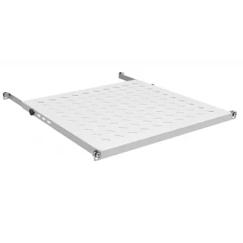 IT-BUDGET 19 inch rack-legplank 0,5U 650mm diep 80kg draagvermogen lichtgrijs 12WZ82648005650011