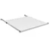 IT-BUDGET 19 inch rack-legplank 0,5U 650mm diep 80kg draagvermogen lichtgrijs 12WZ82648005650011