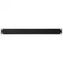 IT-BUDGET 19 inch rack-blindplaat 1U - staalplaat, zwart gepoedercoat (90ITBBP1HEMS)
