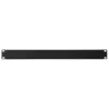 IT-BUDGET 19 inch rack-blindplaat 1U - staalplaat, zwart gepoedercoat (90ITBBP1HEMS)