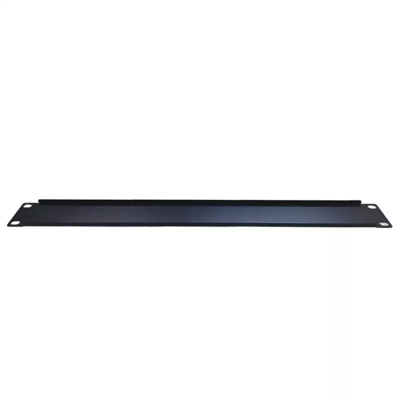 IT-BUDGET 19 inch rack-blindplaat 1U - staalplaat, zwart gepoedercoat (90ITBBP1HEMS)