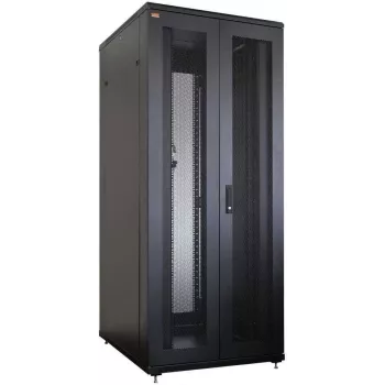 IT-BUDGET 19 inch serverrack SRK - 42U - 800x1000 mm - geperforeerde dubbele deuren voor en achter - kabelgoten - gemonteerd - zwart 99ITB19SRK42810DTSNM