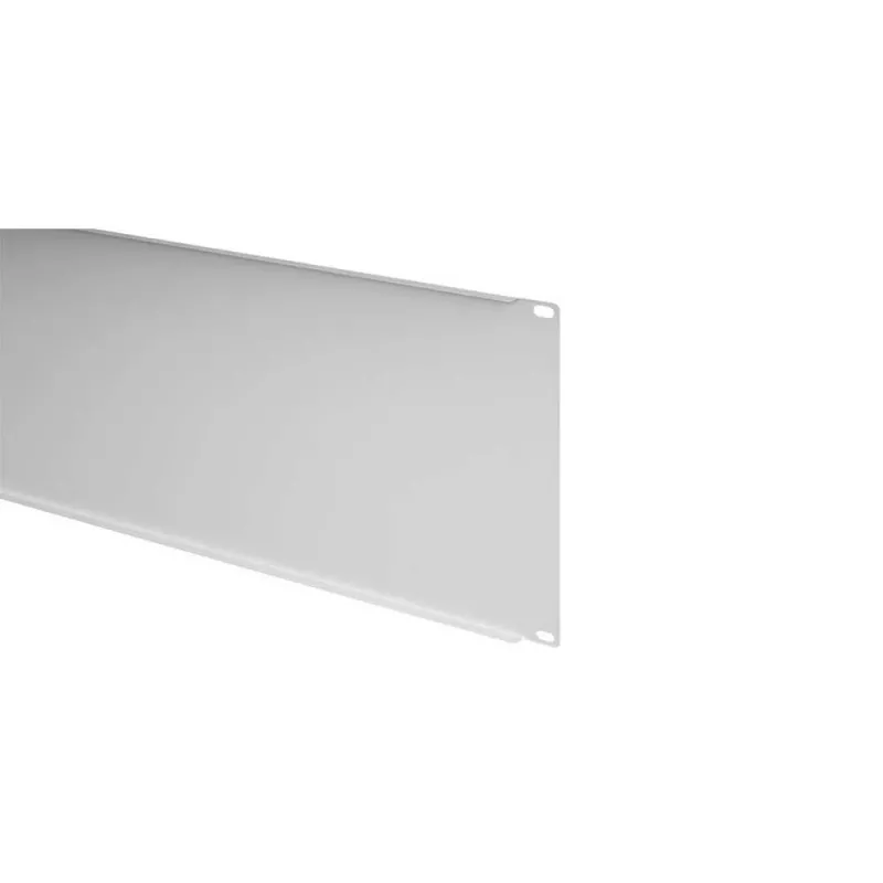 IT-BUDGET 19 inch rack-blindplaat 4U lichtgrijs metaal 90ITBBP4HEG
