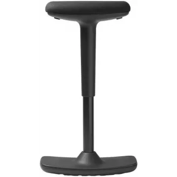 TRENDOFFICE BY DAUPHIN to-swift draaikruk zwart (stofzitting, gepolijst aluminium frame, 420-550 mm hoogteverstelling) 9299KGSFWKGSS73GSR10UGS165033