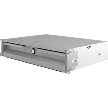 IT-BUDGET 19 inch lade voor kleine apparaten, documenten, gereedschap - 2U - afsluitbaar - lichtgrijs (90ITBSL2HEG)
