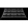 Rockstable RS19-SFH79 1U 19 inch zware vaste inlegbodem, SPCC-staal, zwart, 60 kg draagvermogen