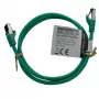 IT-BUDGET Cat.8.1 S/FTP patchkabel van zuiver koper, 1m, groen, 40Gbps, LSZH, PoE+ 90ITBFLEX81PK1GR
