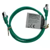IT-BUDGET Cat.8.1 S/FTP patchkabel van zuiver koper, 1m, groen, 40Gbps, LSZH, PoE+ 90ITBFLEX81PK1GR