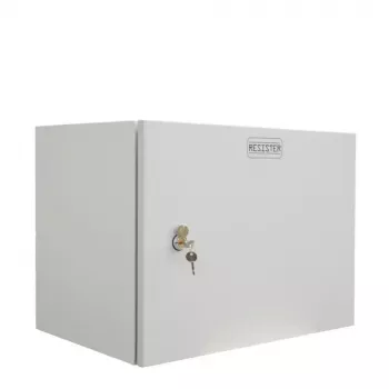 IT-BUDGET 19 inch wandmontage-netwerkkast Easy, 9U, 600x400mm, stalen deur, lichtgrijs 90RR19CWV964MG