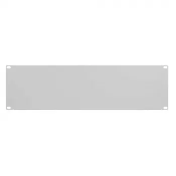 IT-BUDGET 19 inch rack-blindplaat 3U lichtgrijs metaal 90ITBBP3HEG