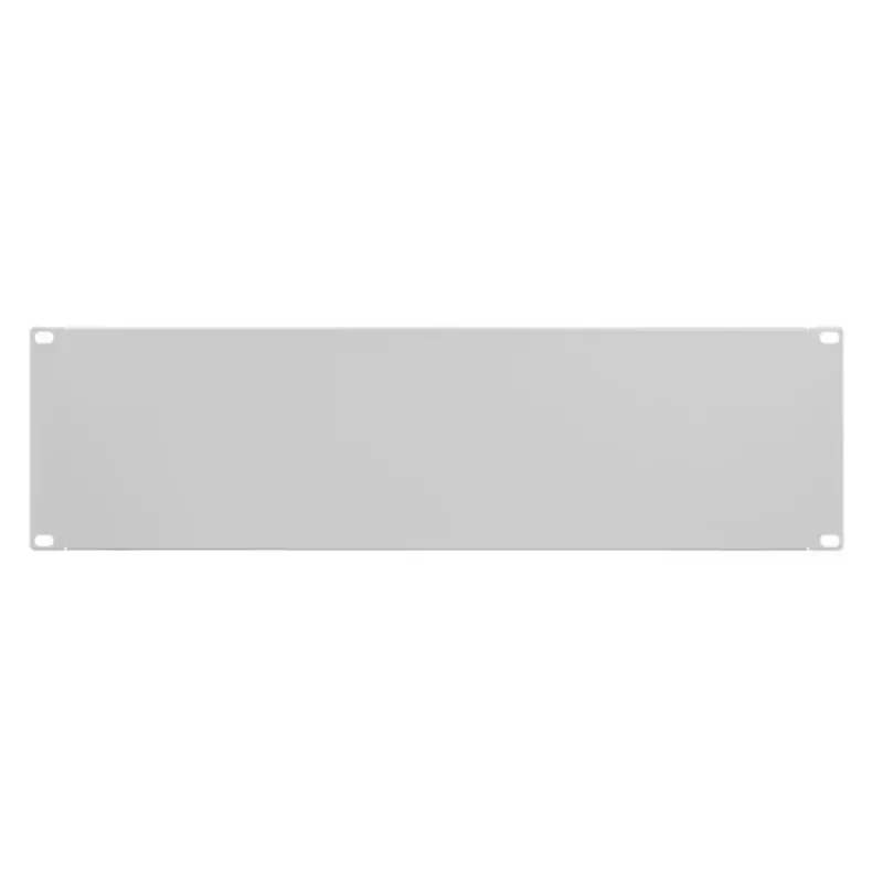 IT-BUDGET 19 inch rack-blindplaat 3U lichtgrijs metaal 90ITBBP3HEG