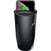 CYOO Cup draadloze oplader 15W Qi auto-laadstation zwart CY122326