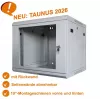 IT-BUDGET TAUNUS 19 inch netwerkkast 12U 600mm diepte lichtgrijs 90ITB19126GG