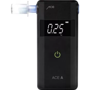 ACE OF SWEDEN ACE A alcoholtester zwart 0,00 tot 4,00 ‰ alarm, display, countdownfunctie 107059