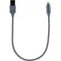 CYOO Lightning oplaad- & datakabel 30cm zilver