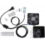 IT-BUDGET IT-kastventilator-kit met thermostaat, 160 m³/h, 230 V, voorgemonteerd, 1 ventilator 90ITBTKD180603KTHS128