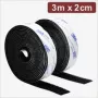 Quadrios 24CA320 zelfklevende klittenband, 3 m x 2 cm, zwart