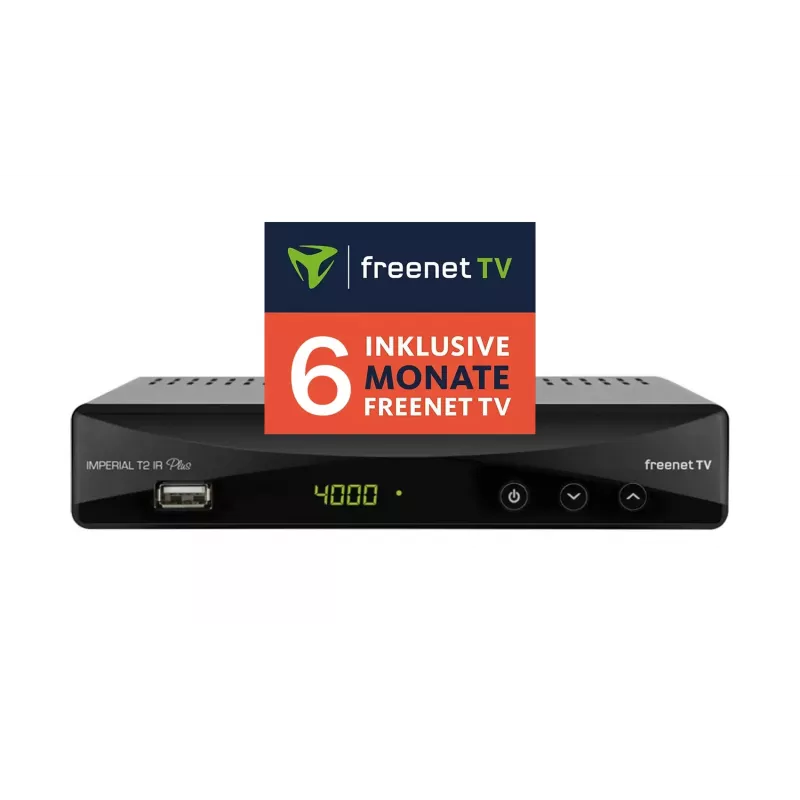 Imperial DVB-T2 single tuner set-top-box met H.265 HEVC, USB-PVR-opname en smartcard-lezer 7756006
