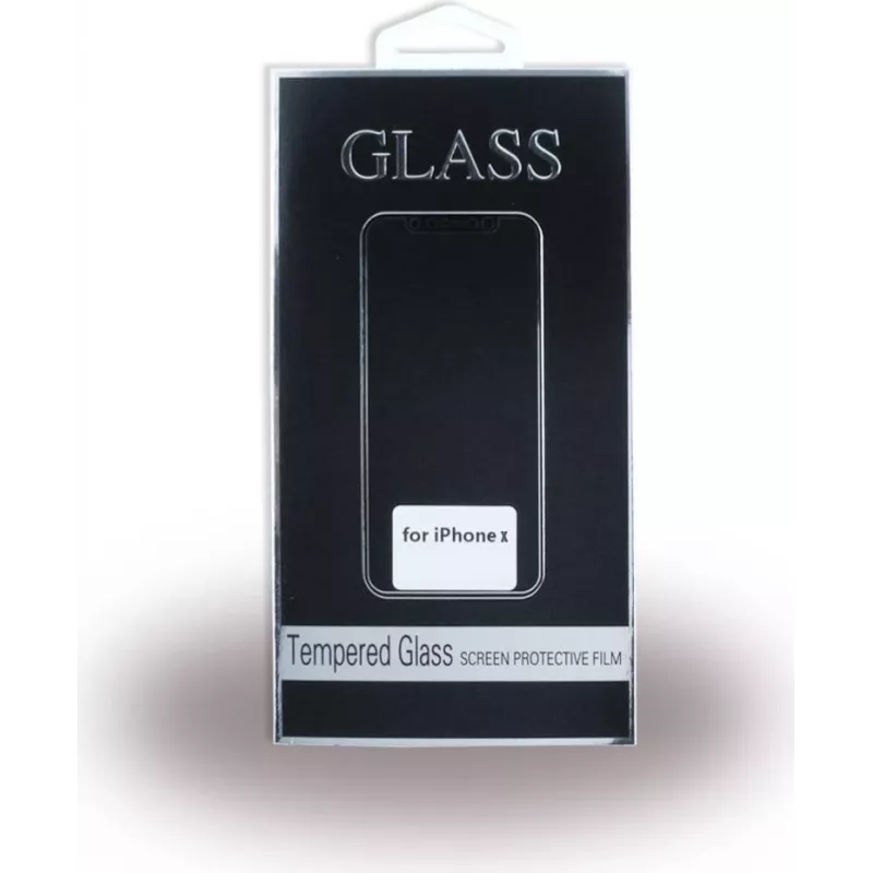 CYOO Premium Apple iPhone X 5D gehard glas displayschermfolie - zwart